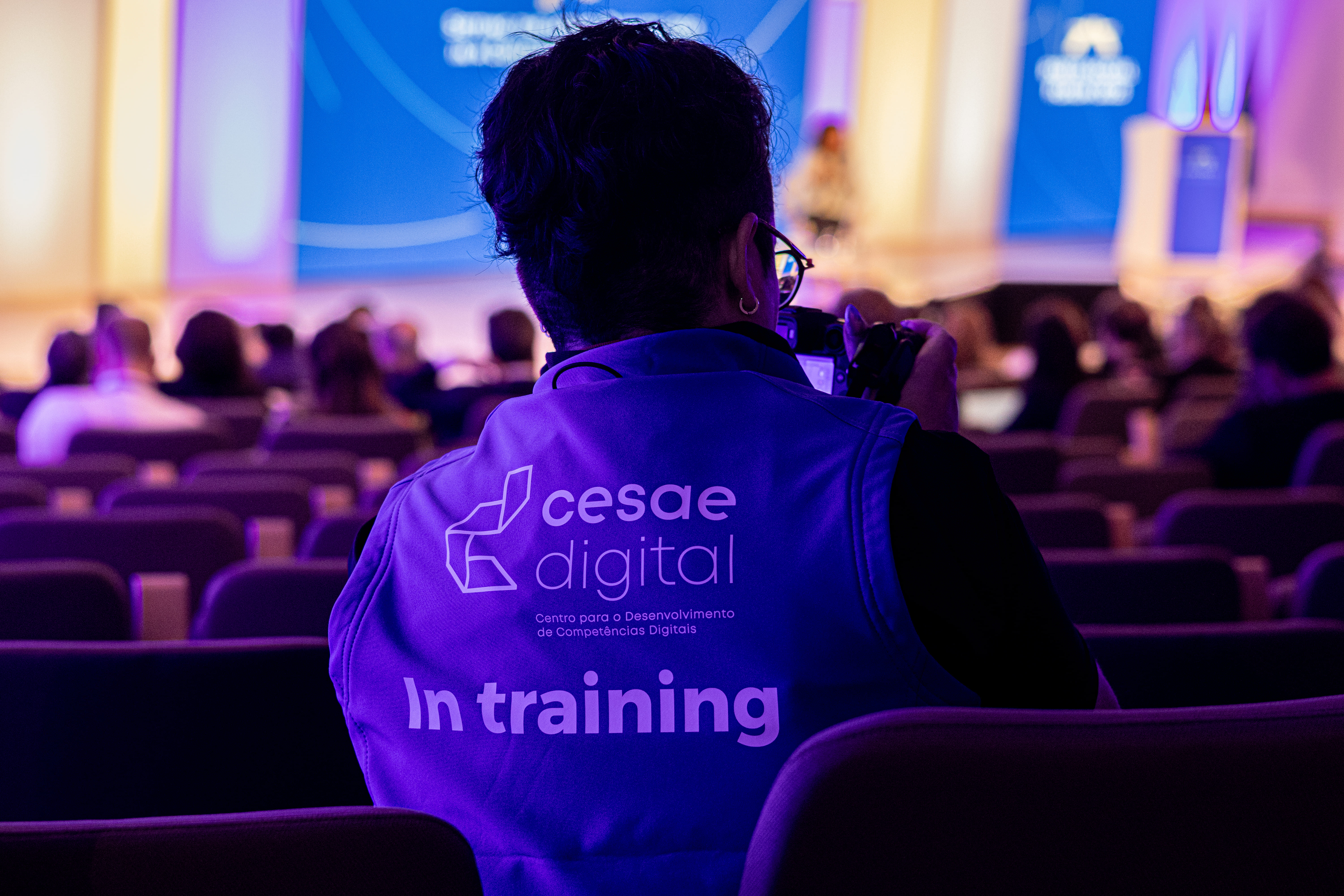 Colega Cesae em treinamento